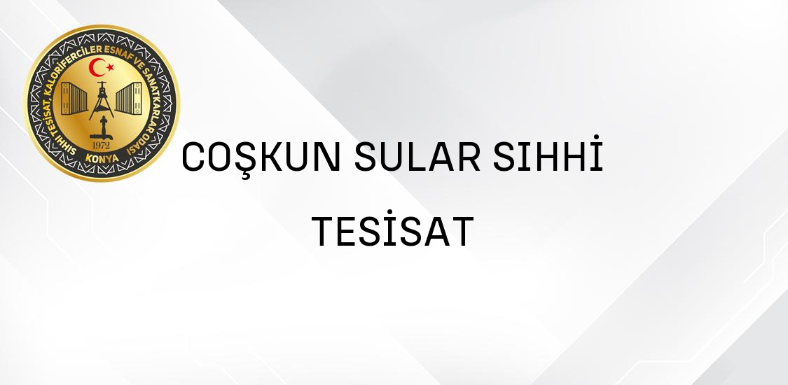 COŞKUN SULAR SIHHİ TESİSAT